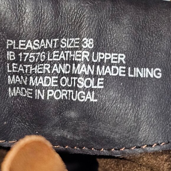 Miz Mooz Pleasant Ankle Bootie Womens EU 38 Slouch Brown Leather Comfort Zip NEW - Picture 13 of 14